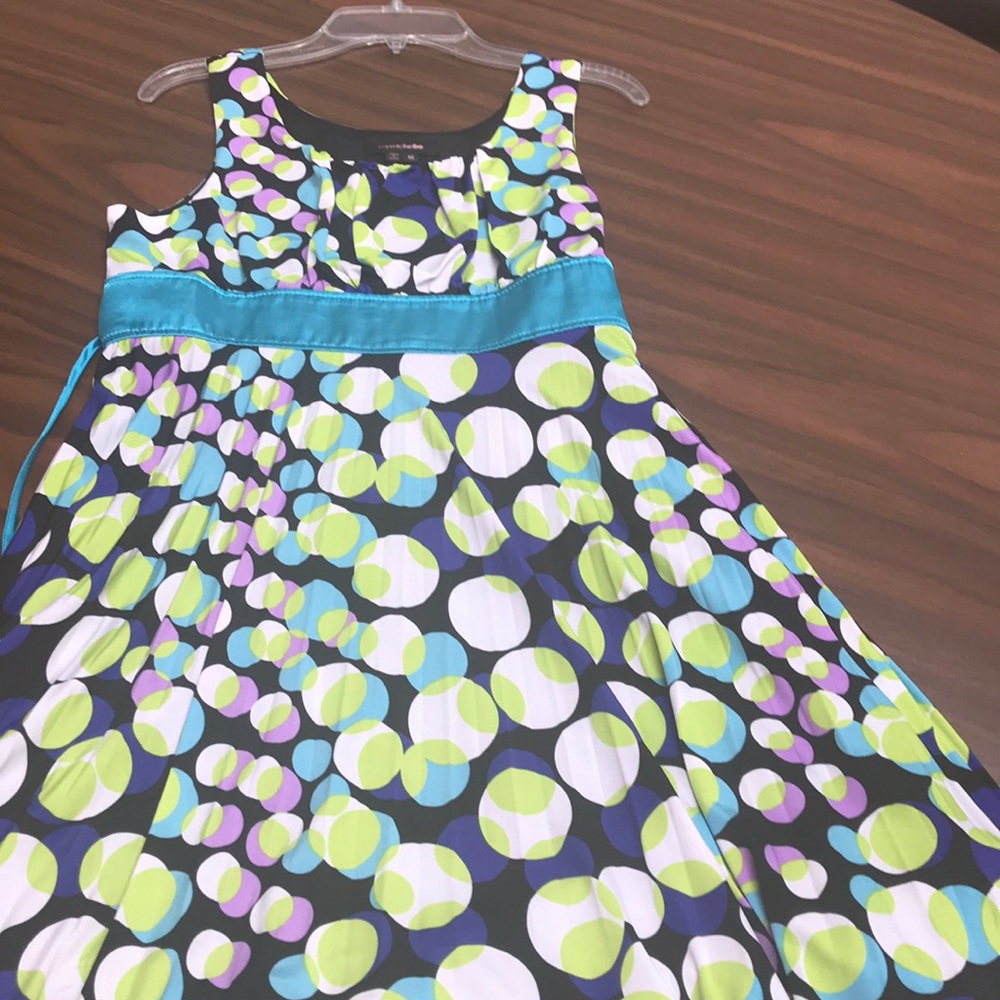 Cute Girls multi-colored circles dress